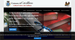 Desktop Screenshot of comune.cavallino.le.it