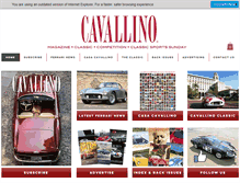 Tablet Screenshot of cavallino.com